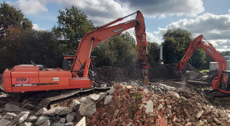 FW Bau mit Doosan-Maschinen seiner Zeit voraus